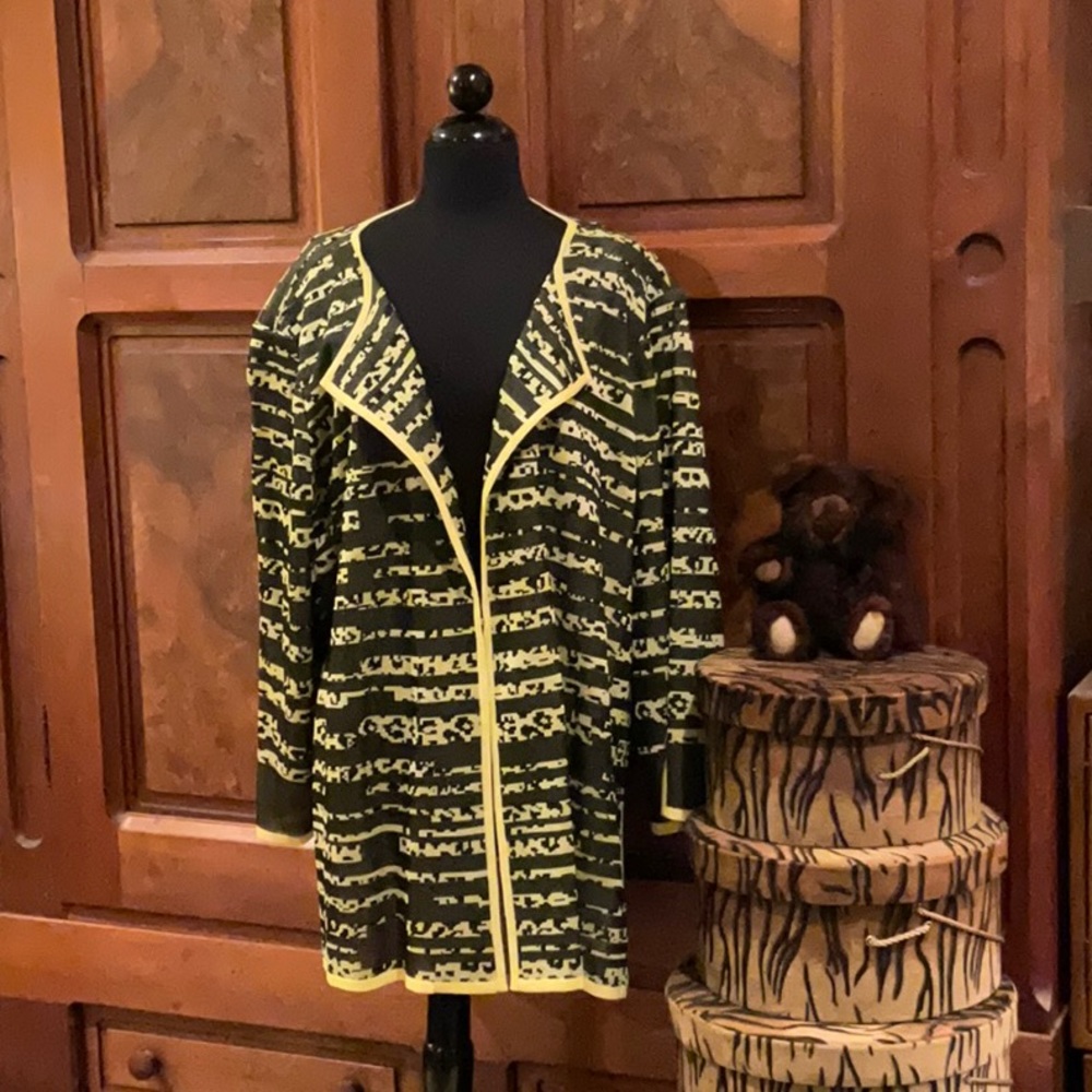 Ming Wang plus knit jacket